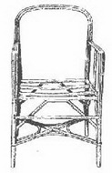 изготовление каркаса плетеного кресла
